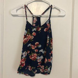 Floral Cropped Tank Top